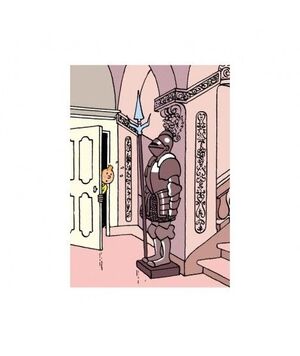 DOSSIER A4 - TINTÍN Y EL SECRETO DEL UNICORNIO (ARMADURA)