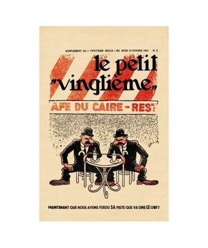 POSTER PETIT VINGTIÈME Nº 7 - CIGARES DU PHARAON 40X60CM.