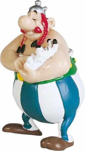 OBELIX CON IDEAFIX FIGURA 9 CM