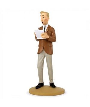  FIGURA TF1 RESINA - HERGÉ REPORTERO