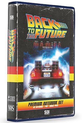 SET PAPELERIA VHS (LIBRETA, CHAPAS Y BOLIGRAFO) RE