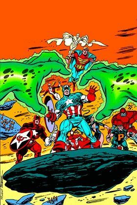 CMH 102: LOS VENGADORES: LA LINEA A CRUZAR